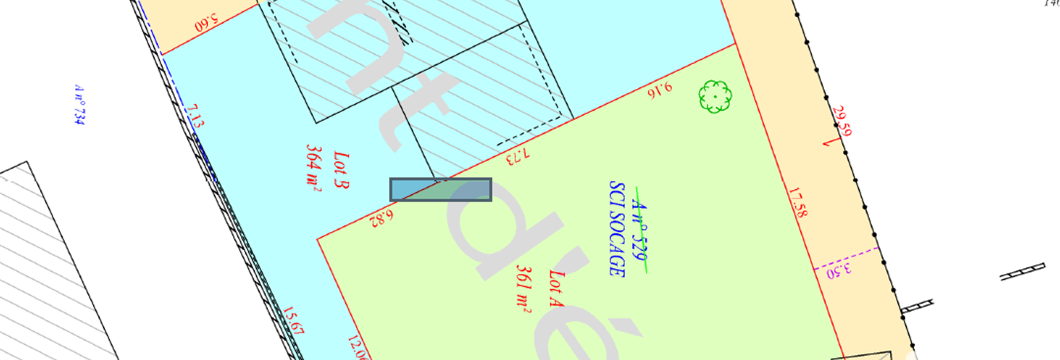 Terrain  725 m² à vendre à Le Gué-d'Alleré (17540)