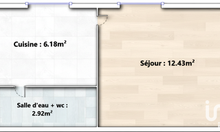 Appartement 1 Pièce 22 m² à vendre à Gennevilliers (92230)