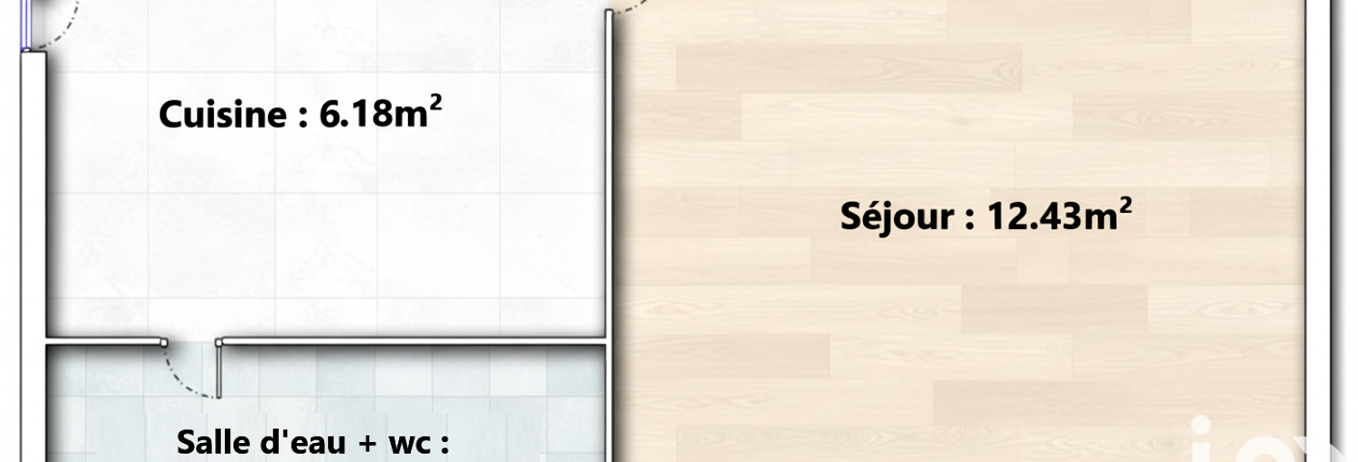 Appartement 1 Pièce 22 m² à vendre à Gennevilliers (92230)