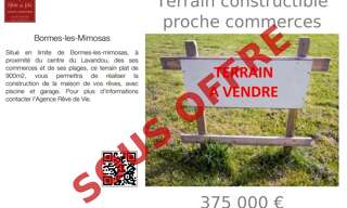 Terrain  900 m² à vendre à Bormes-les-Mimosas (83230)