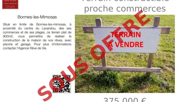 Terrain  à vendre Bormes-les-Mimosas 83230