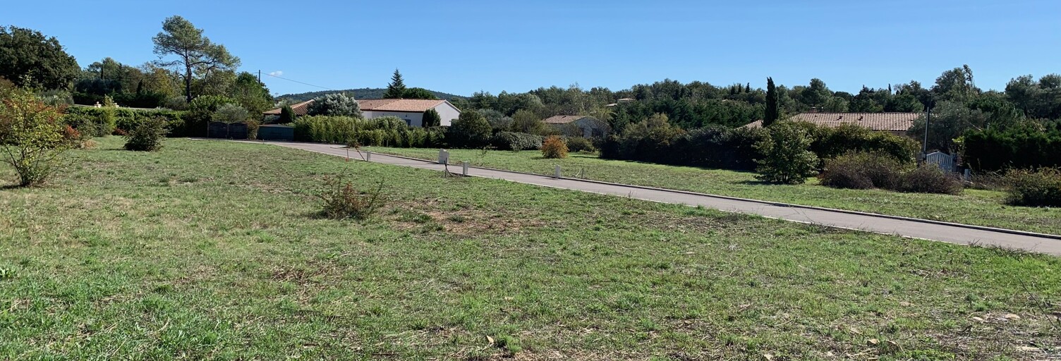 Terrain 1100 m² à construire Garéoult (83136)