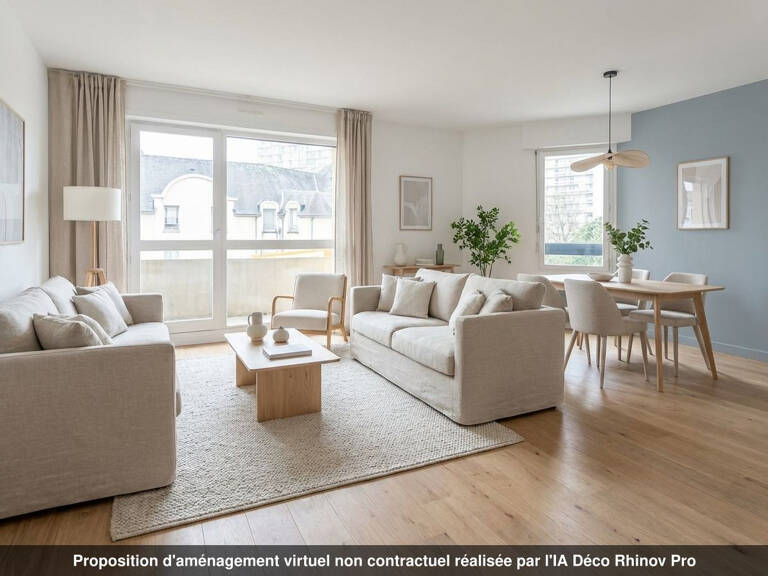 Appartement Rennes Type 3 de 65 m² avec balcon et parking — photo 1