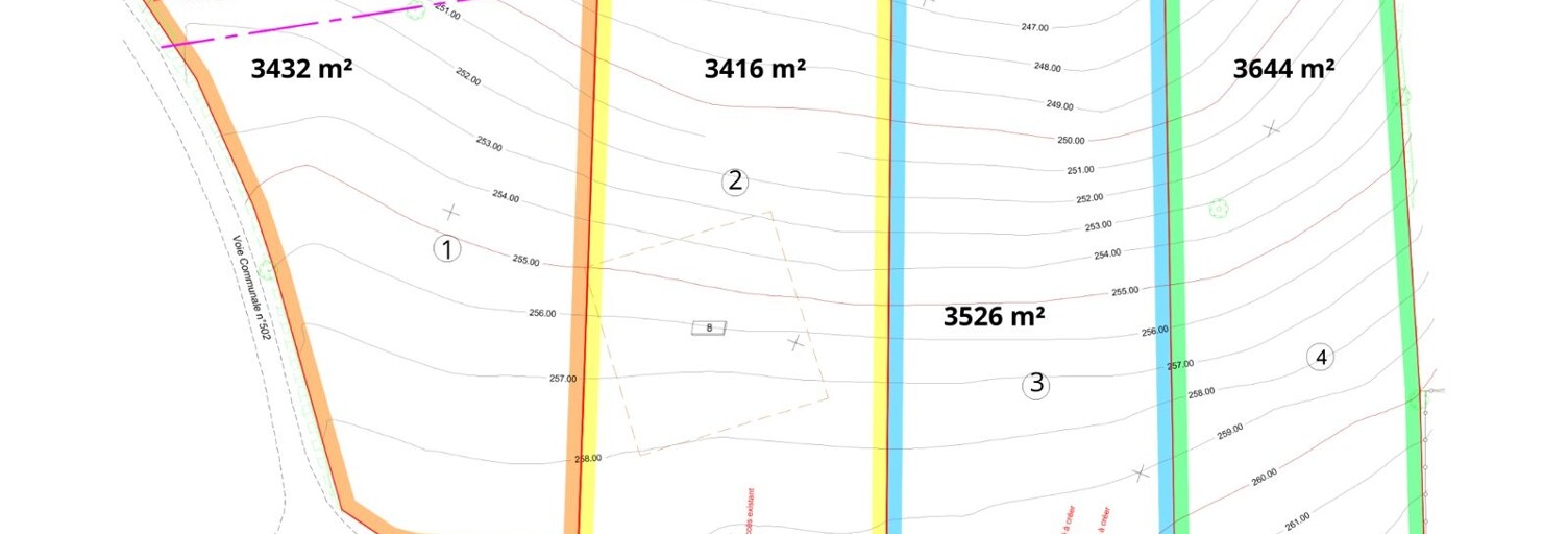 Terrain  3432 m² à vendre à Sarlat-la-Canéda (24200)