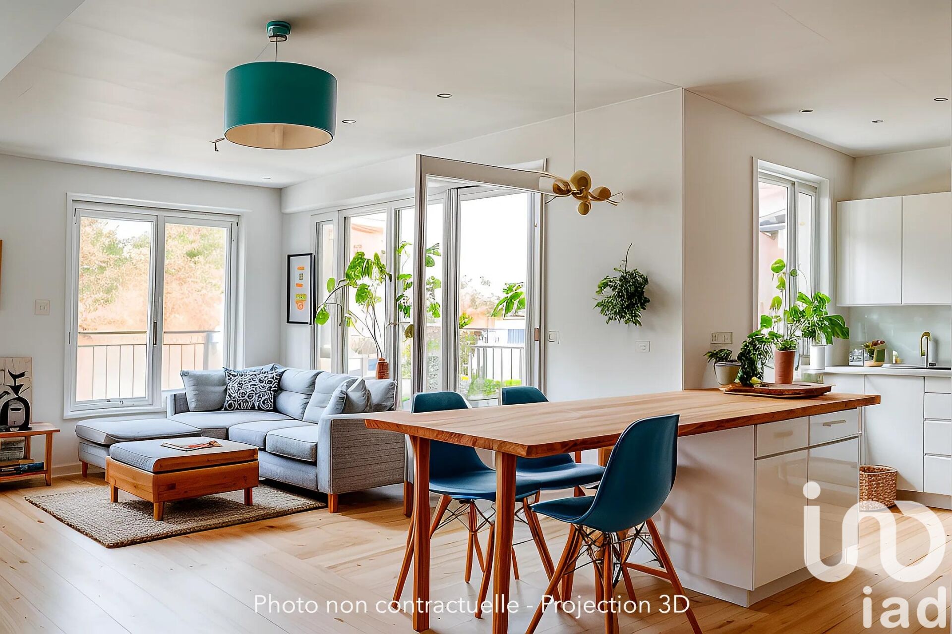 Asnieres-sur-Seine - 70m² - 3p. - 2ch.