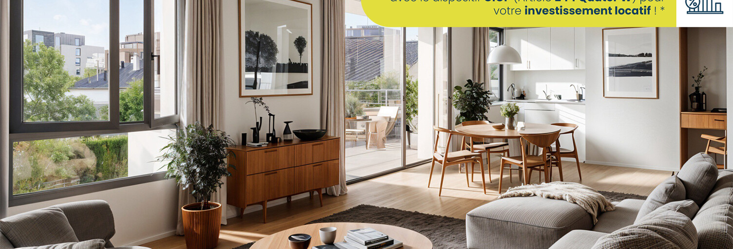 Appartement neuf T1, T2, T4 Pièce 25 à 75 m² à vendre à Saint-Denis (97400)