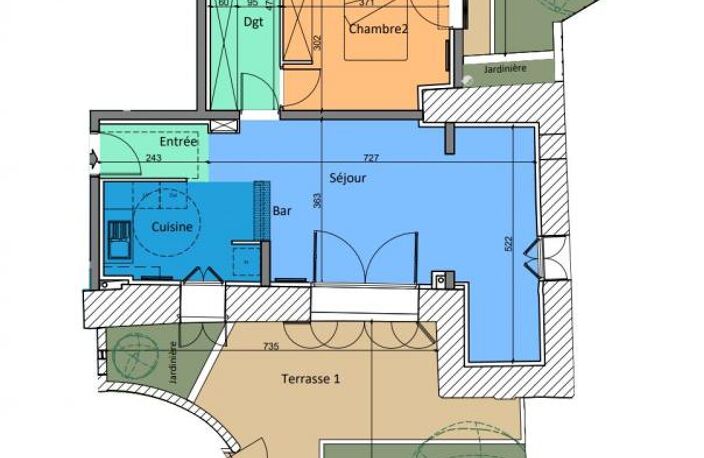Grand appartement T3 neuf (BRS - Accession prix réduit) — photo 3