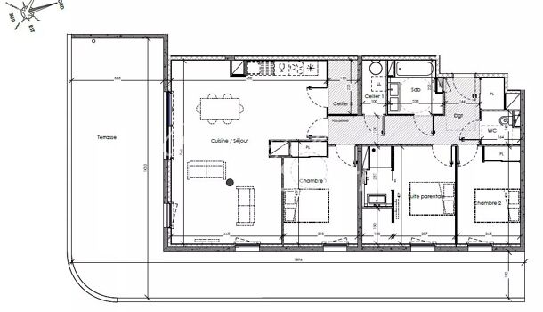 Appartement 4 pièces  à vendre Canet-en-Roussillon 66140