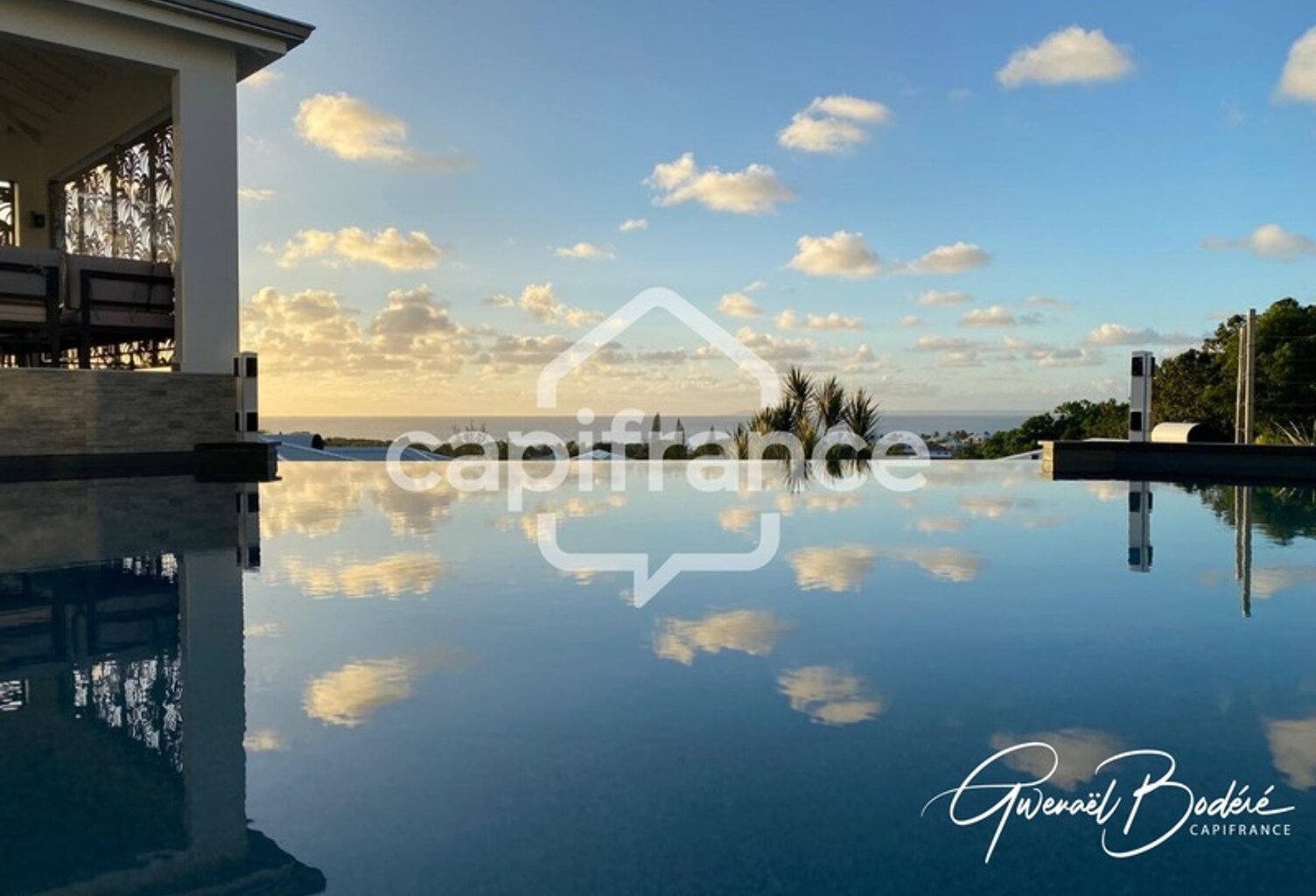 Ensemble de 3 villas vue mer à vendre sur SAINT FRANCOIS (971) — photo 1
