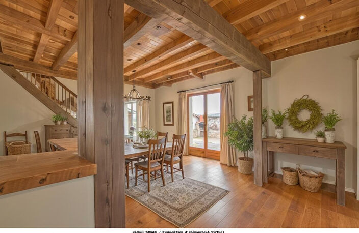 Dpt Rhône (69), à vendre AVEIZE,  Ferme, 4 chambres et nombreuses dépendances — photo 2