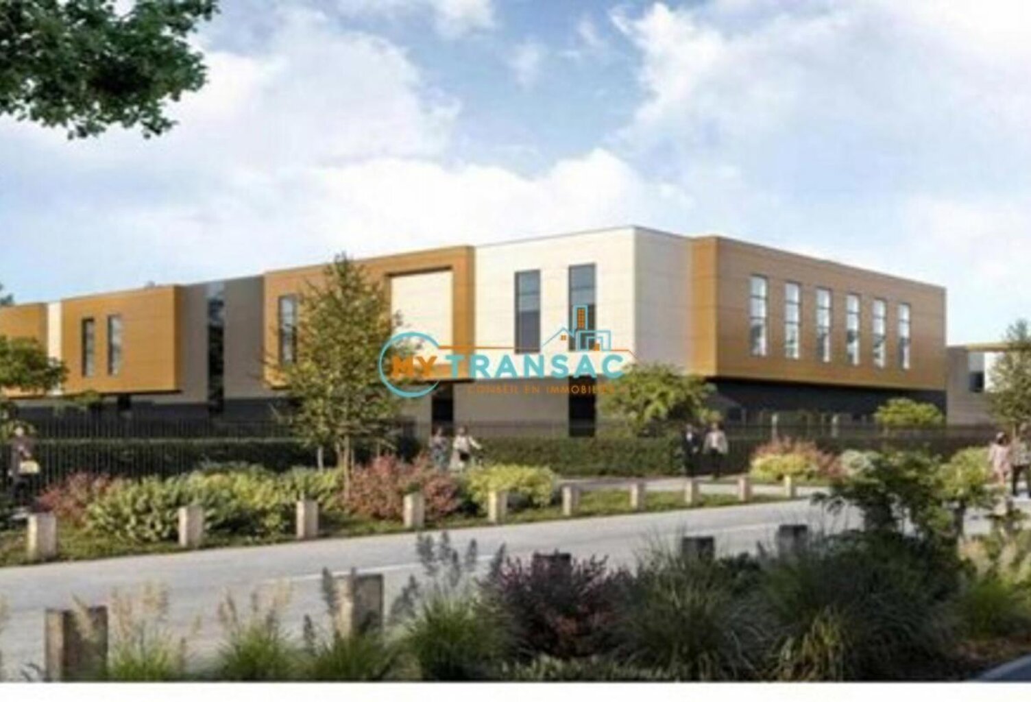 My Transac vous propose à la vente des locaux d'activités neufs 1 775m², 799m², 502m² et 474m² à Bondoufle — photo 1