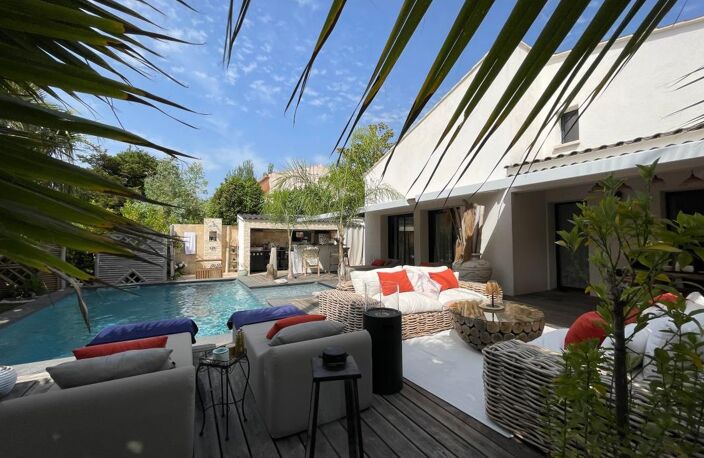 VILLA CONTEMPORAINE 6 PIECES 4 CHAMBRES JARDIN PISCINE T2 INDEPENDANT — photo 4