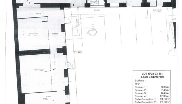 Bureau  à louer Pau 64000