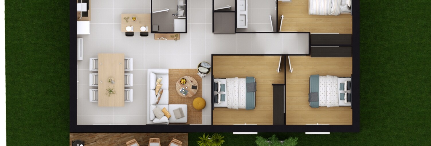 Maison 85 m² à construire Bénesse-Maremne (40230)