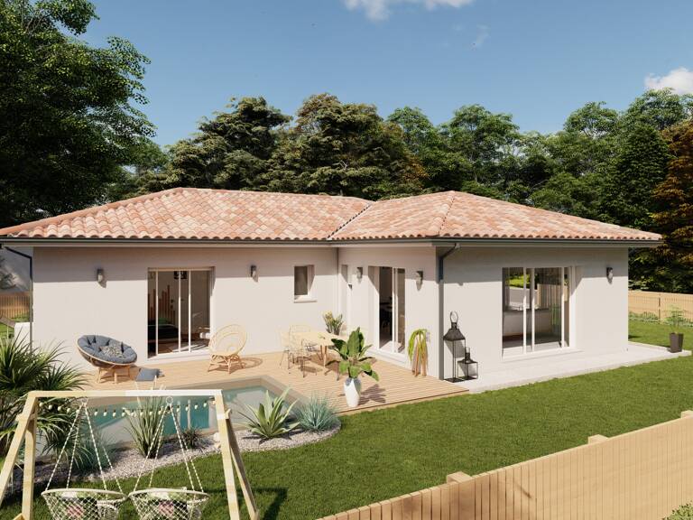 Projet de construction 100 m² 3 chambres avec garage  — photo 1