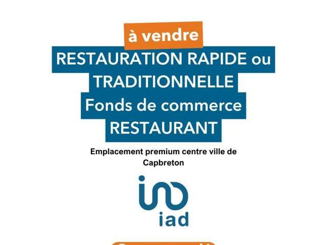 Vente Restauration rapide 55 m&sup2; — photo du bien