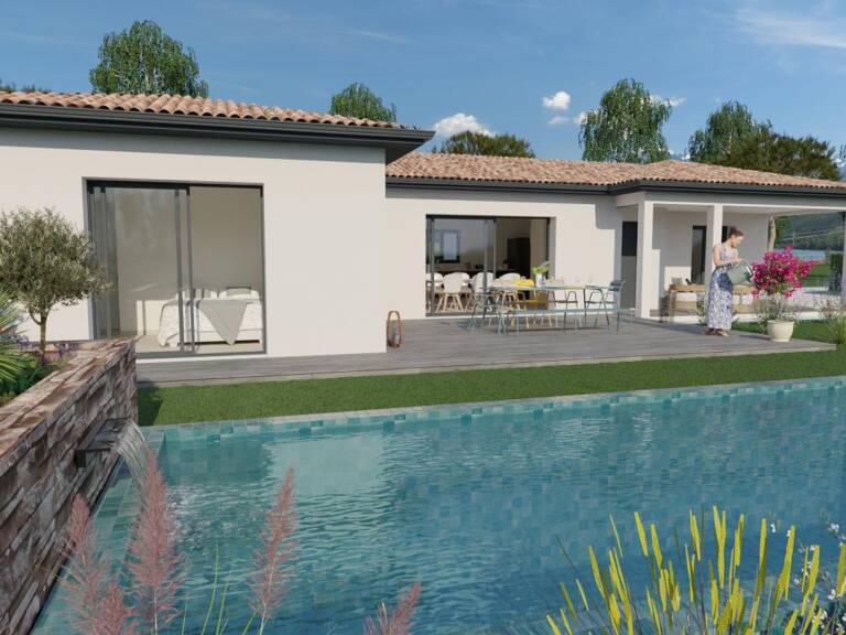   À vendre – Maison de plain-pied 3 chambres, 2 salles de bain à Aouste-sur-Sye (Drôme) — photo 1