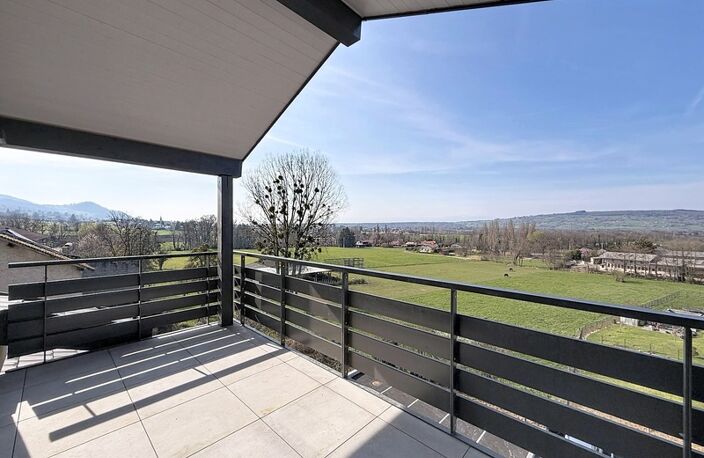 Appartement T4 attique 100m2 à vendre - BRENTHONNE (74) — photo 3