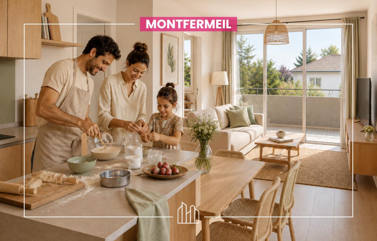 Montfermeil Appartement 3 pièces 52 m²