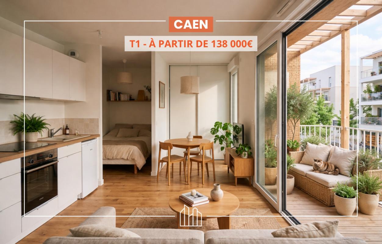 Appartement  T1 à vendre Caen 14000
