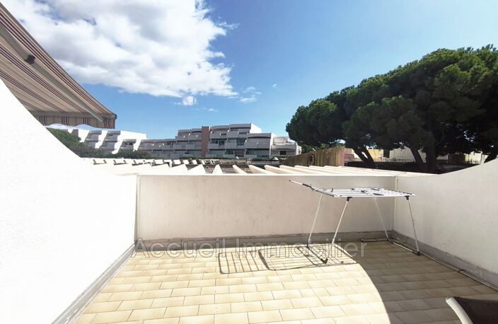 Studio cabine exposé sud/est, vendu meublé.<BR>Terrasse d''enviro — photo 5