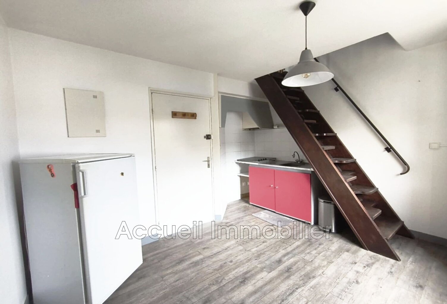 Studio + grande cabine fermée ajourée + mezzanine traversant ( — photo 1