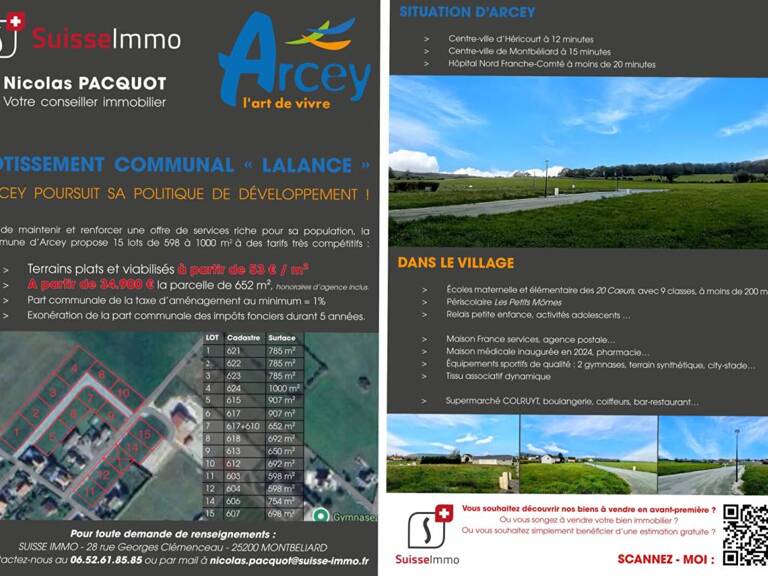 Lot 14 - 53  le m2, terrain plat viabilisé de 754 m2 — photo 1