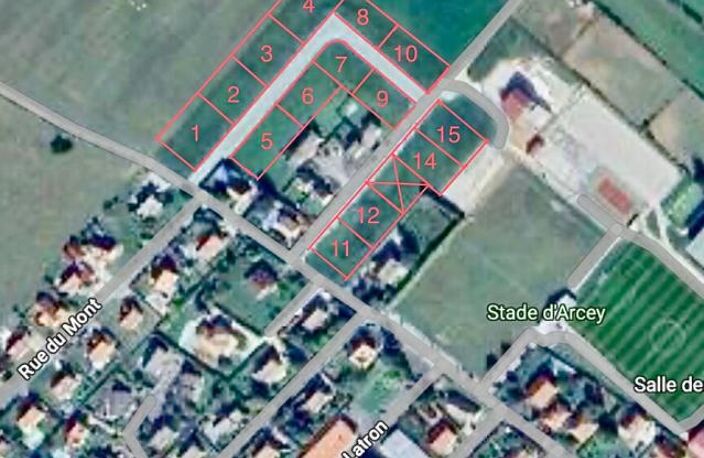 Lot 14 - 53  le m2, terrain plat viabilisé de 754 m2 — photo 2