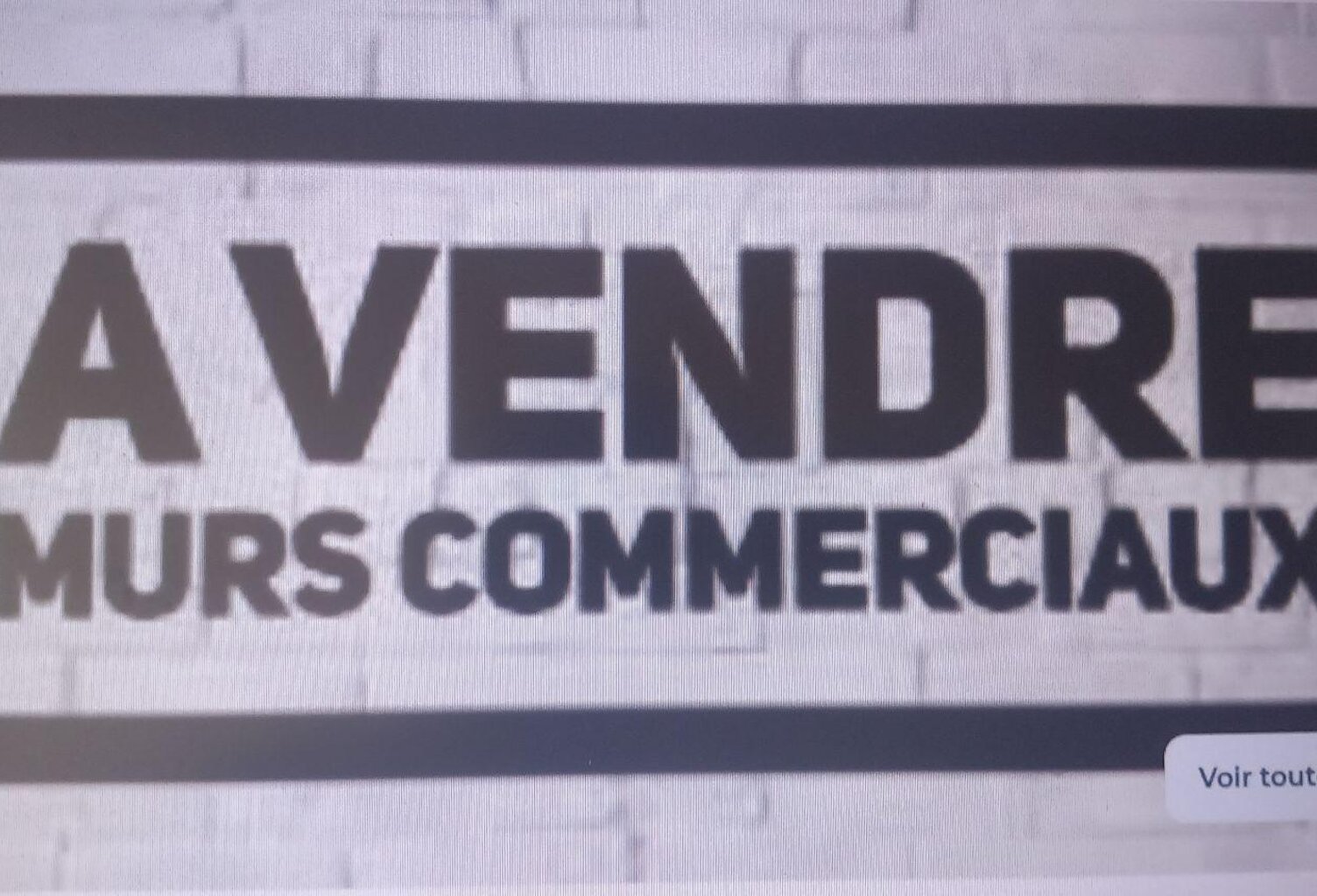 Vente Murs commerciaux 2 800 m&sup2; — photo 1