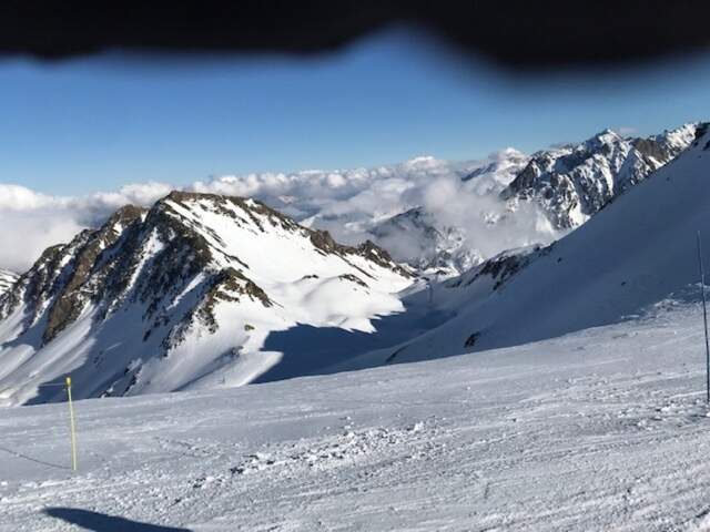 Dpt Hautes Pyrénées, dans la station de ski de LA MONGIE appartement T 2 de 29 m² avec balcon, cellier et parking intérieur — photo du bien