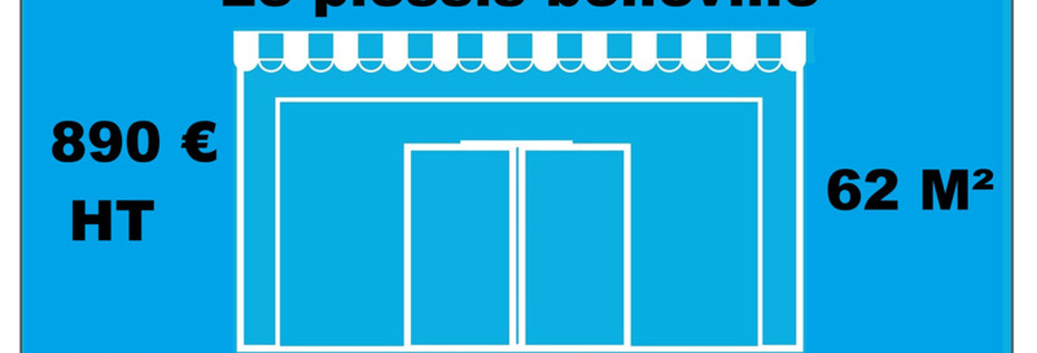 Commerce 1 Pièce 62 m² à louer à Le Plessis-Belleville (60330)