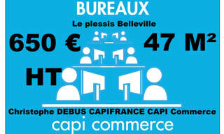 Bureau 1 Pièce 47 m² à louer à Le Plessis-Belleville (60330)