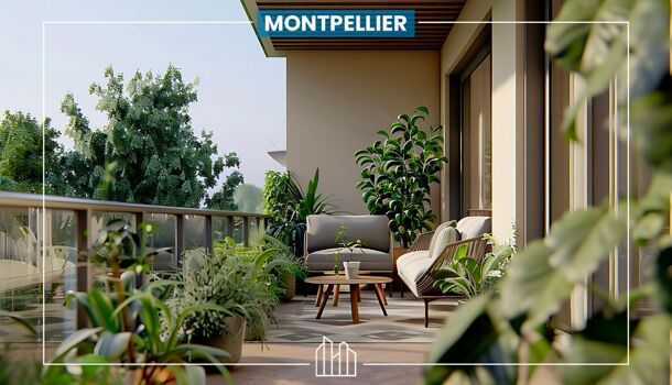 Appartement 3 pièces  à vendre Montpellier 34000