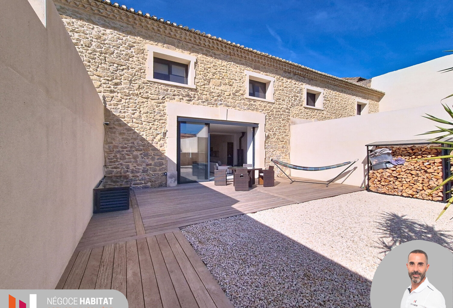 GALLARGUES LE MTX MAGNIFIQUE GRANGE ENTIERMENT RENOVEE — photo 1