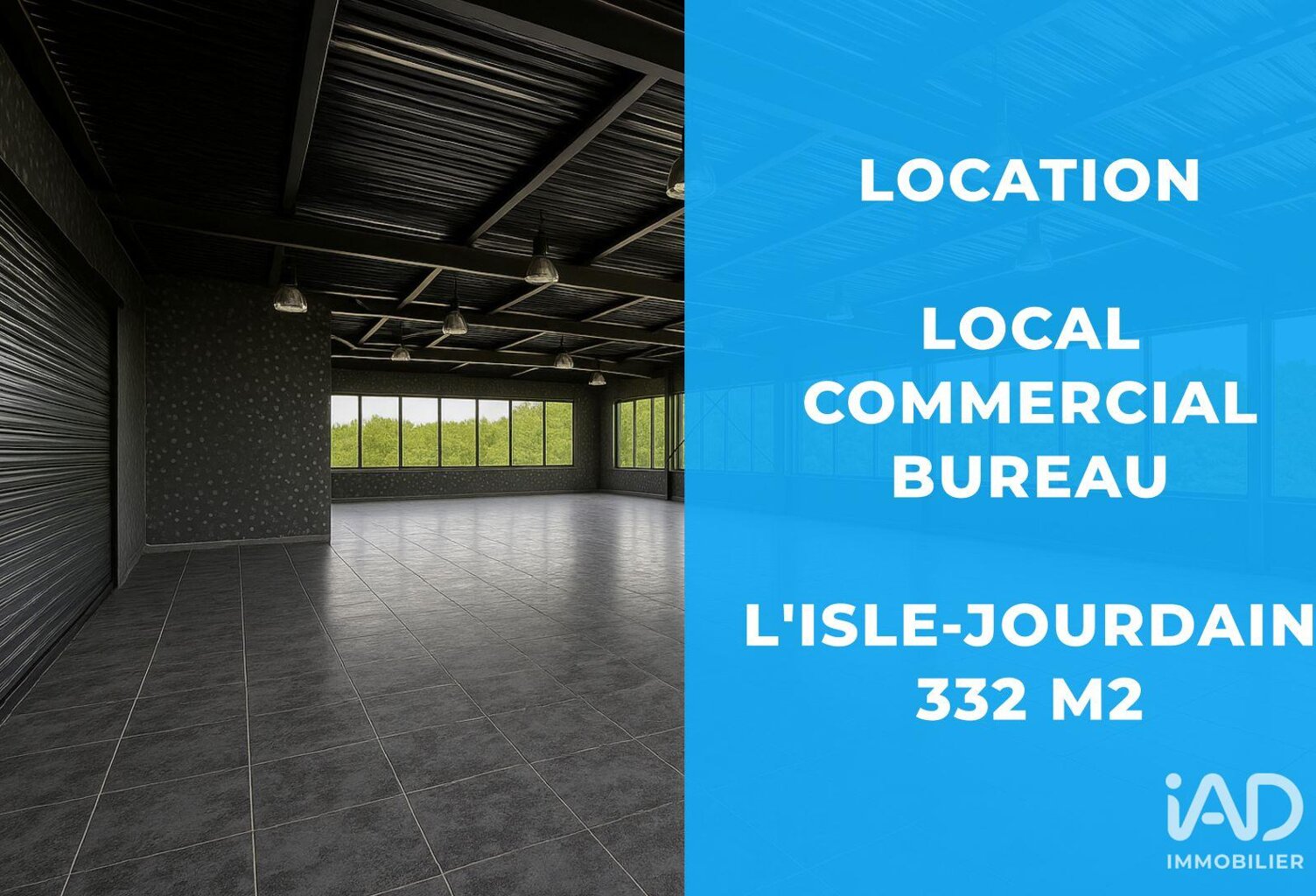 Location Boutique/Local commercial 332 m&sup2; — photo 1