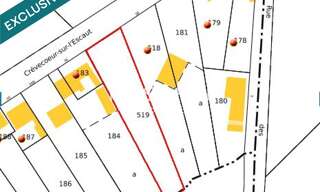 Terrain  898 m² à vendre à Honnecourt-sur-Escaut (59266)