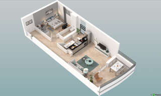 Appartement 2 Pièces 44 m² à vendre à Fort-de-France (97200)