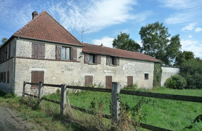 Dpt Aisne (02), à vendre COUCY LE CHATEAU AUFFRIQUE  superbe corps de ferme sur 17 hectares — photo 3