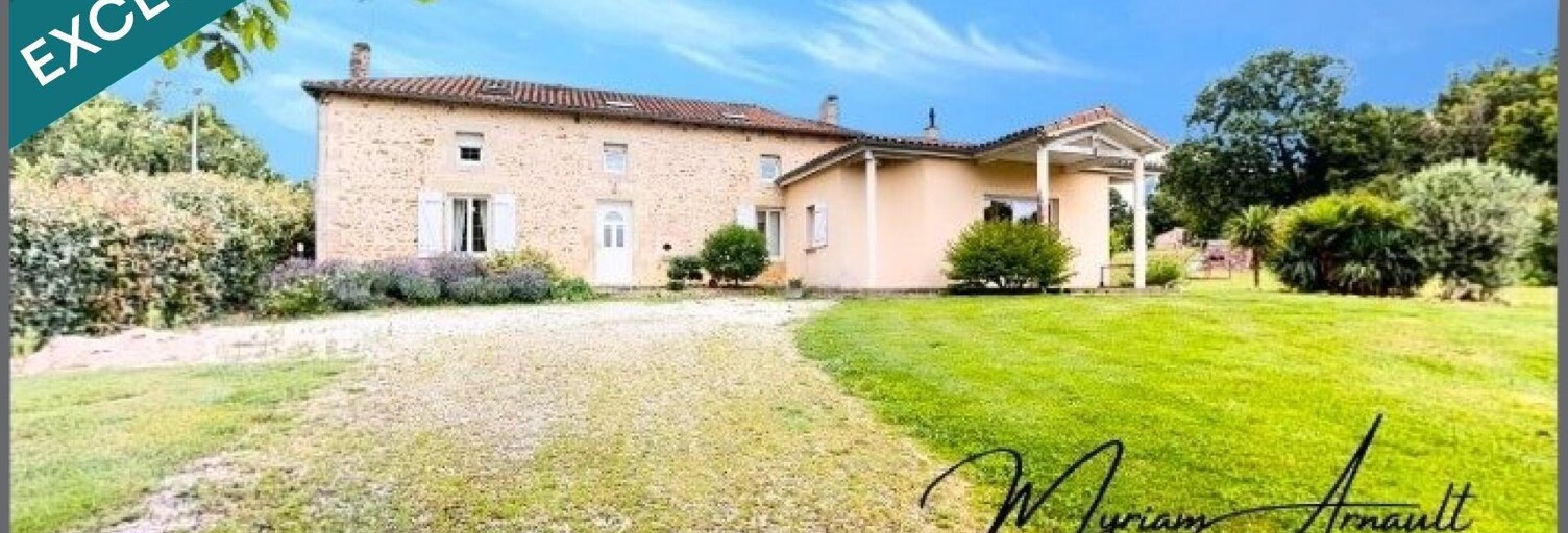 Maison 7 Pièces 176 m² à vendre à Queaux (86150)