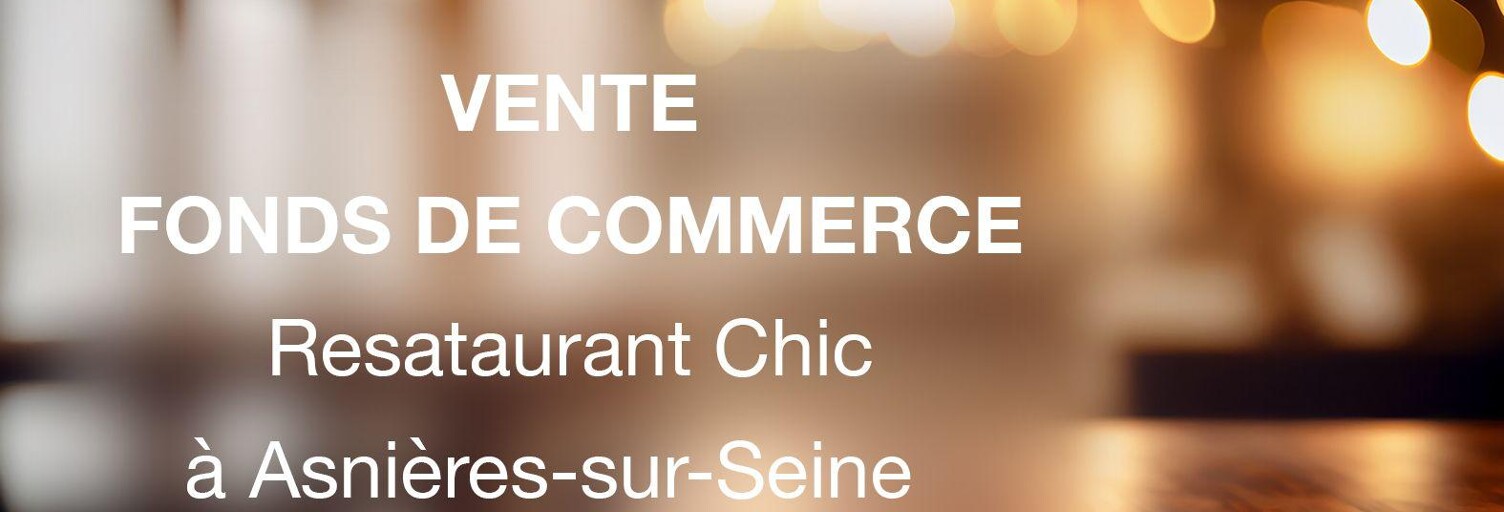 Commerce  90 m² à vendre à Asnières-sur-Seine (92600)