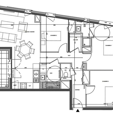 Appartement 2 pièces 529700 €