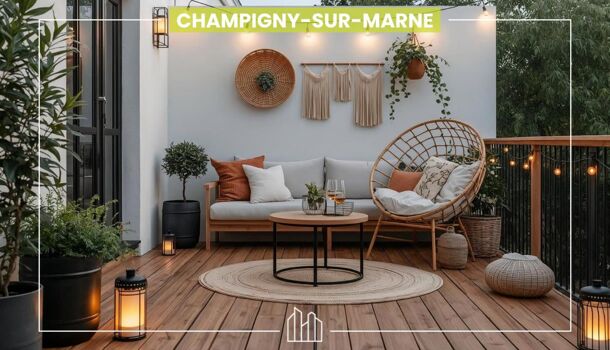 Appartement 4 pièces  à vendre Champigny-sur-Marne 94500