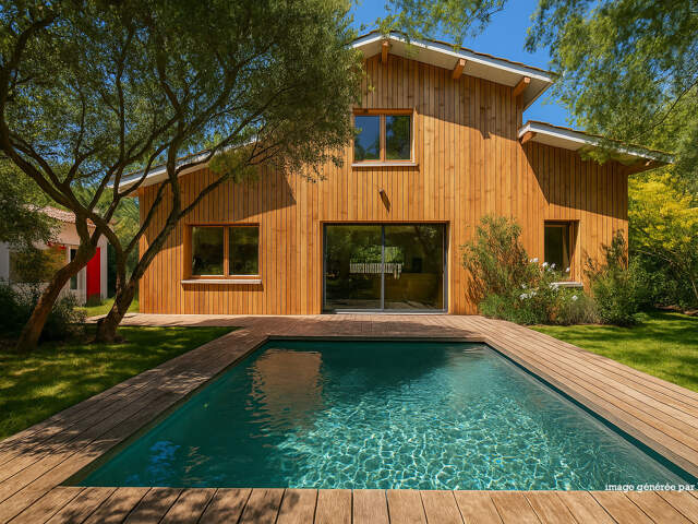 Maison à vendre Cap Ferret 145 m2, grand jardin piscinable — photo du bien