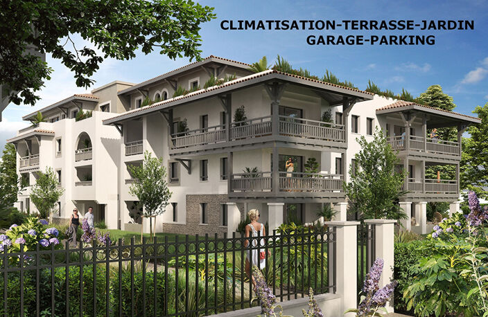 EXCLUSIVITÉ  PRIX DIRECT PROMOTEUR  ANGLET CENTRE - APPARTEMENT T4 TERRASSE - JARDIN — photo 2