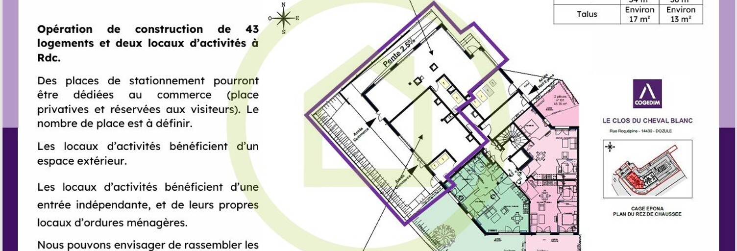 Commerce  88 m² à vendre à Dozulé (14430)