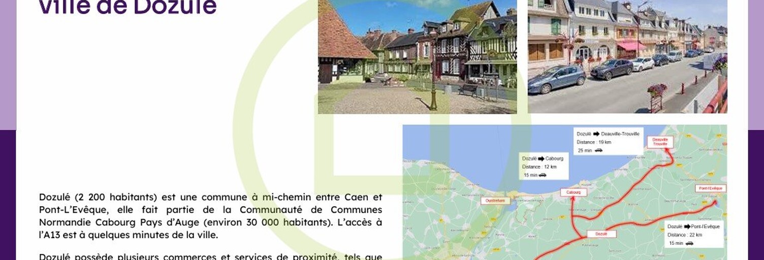 Commerce  65 m² à vendre à Dozulé (14430)