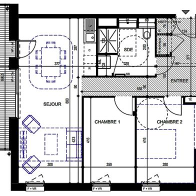 Appartement 3 pièces 443000 €
