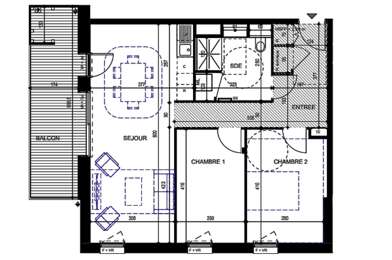 Appartement 3 pièces 443000 €