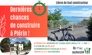 Terrain  696 m² à vendre à Plérin (22190)