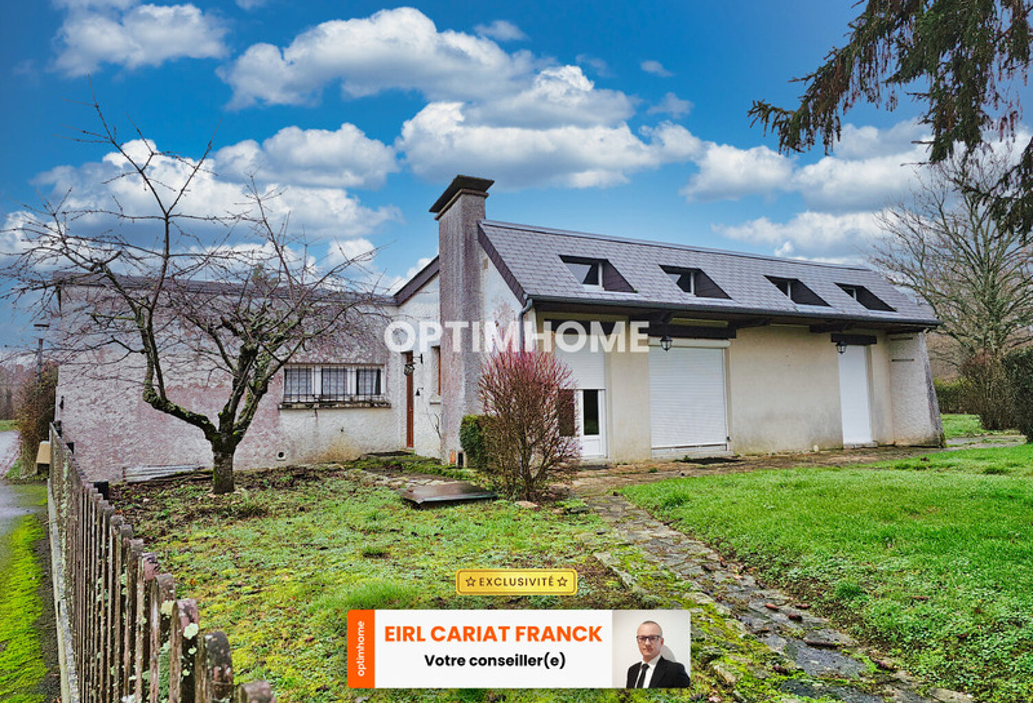MAISON D’ARCHITECTE DE PLAIN-PIED SUR 80 M² AVEC GARAGE L'ENSEMBLE SUR 2339 M² DE TERRAIN CLOS — photo 1